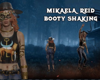 Dead by Daylight Mikaela Reid zittert am Hintern (GIF)