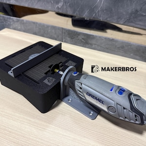 Universal Rotary Tool Work Bench / Multipurpose Dremel Workbench / Sanding Worktable / Flex Shaft Bench