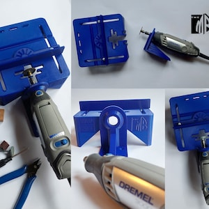 Universal Rotary Tool Work Bench / Multipurpose Dremel Workbench / Sanding Worktable / Flex Shaft Bench