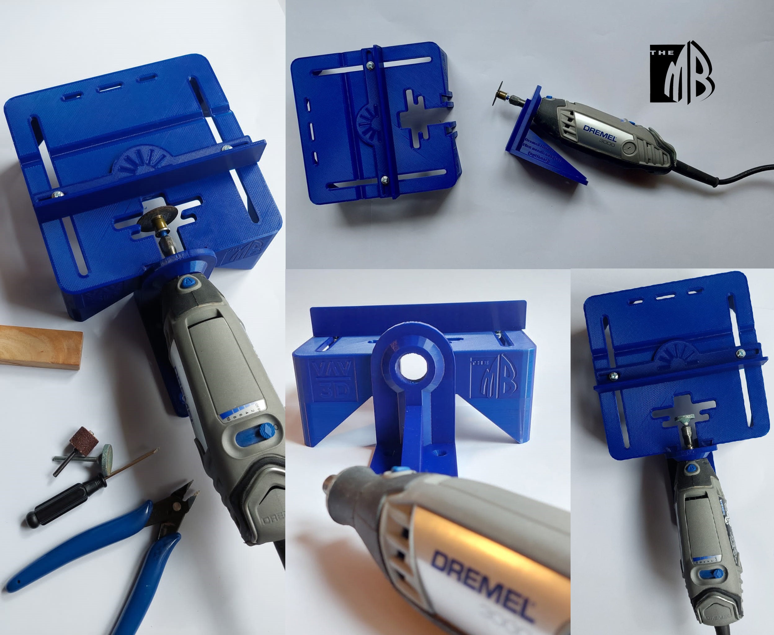 Dremel 3000 table saw with multi-purpose holder. by Dedoper, Download free  STL model