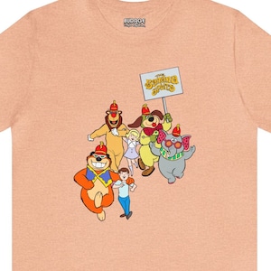 Banana Splits Cartoon Artwork Short Sleeve T-Shirt
