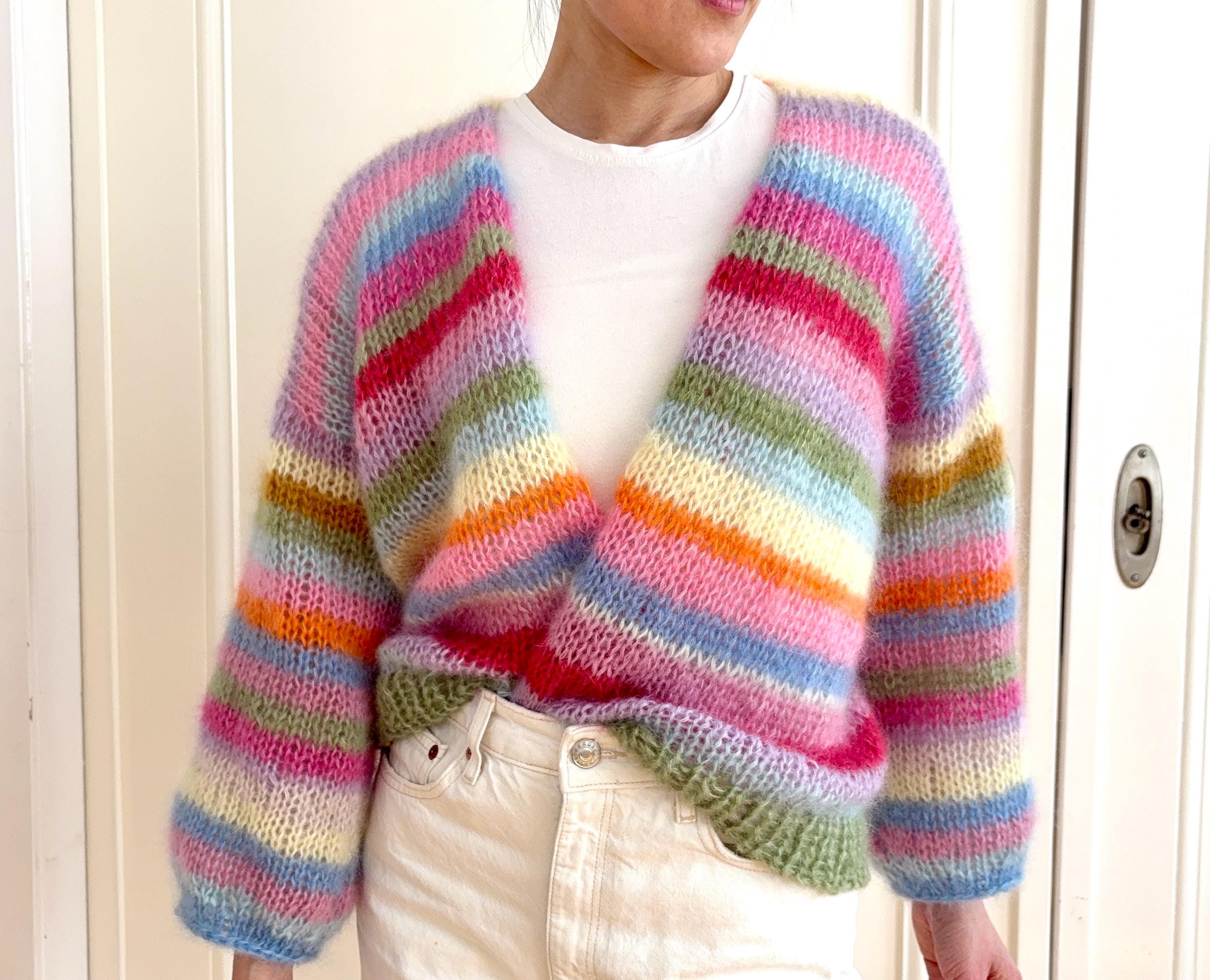 Mohair Knit Cardigan - Etsy Mohair Knit Cardigan - Etsy