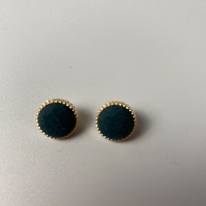 Velvet Buttons Light Pink Light Brown Green Petrol or Black Approx 12mm for Coat Jacket Dresses Petrol