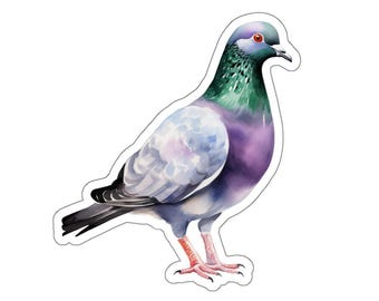 Schattige duif vinyl sticker voor laptop bidon telefoon milieuvriendelijke waterdichte sticker cadeau 2 3 4 6 inch opties