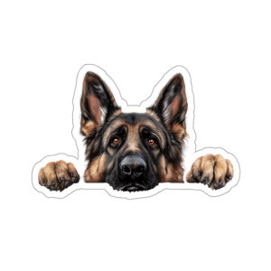 Sticker berger allemand, chien furtivement autocollant vinyle imperméable pour ordinateur portable bouteille d'eau téléphone mur voiture fenêtre sticker cadeau