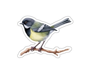 Cute Bird Sticker, Bird Decal, Vinyl Sticker, Watercolor Bird, Waterproof, Eco Friendly Sticker, Laptop Sticker, Planner Sticker