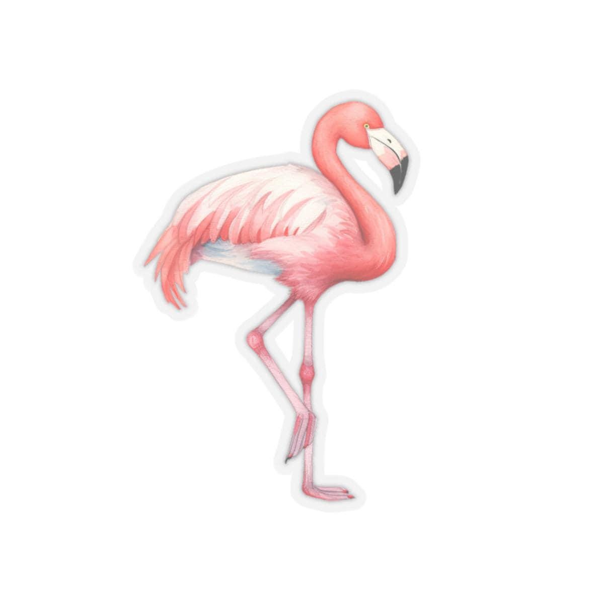 Flamingo Vinyl Sticker, Waterproof Flamingo Decal, Cute Animal Sticker ...
