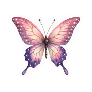 Watercolor Butterfly Sticker, Cute Stickers, Laptop Stickers, Planner Stickers, Best Friend Gift, Gifts for Her, Butterfly Decal