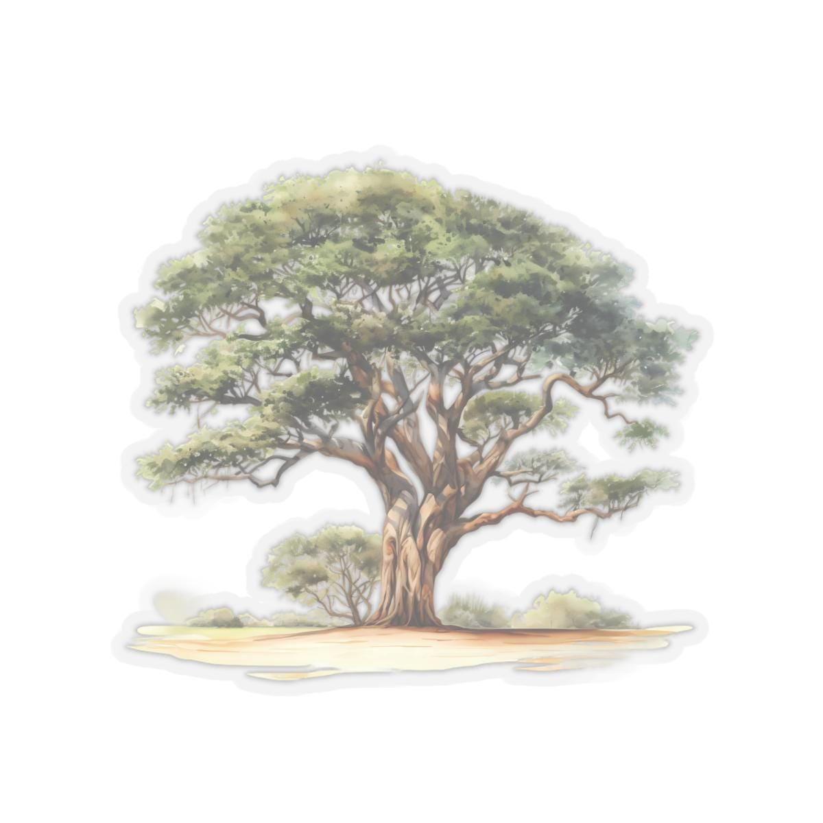 Majestic Tree Vinyl Sticker, Glossy Waterproof Tree Decal, Perfect ...