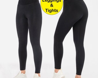 Molten Creek 2 in 1 Leggings & Strumpfhosen für Frauen - Weiches Mesh Hoch taillierte Tummy Control Leggings Nahtlose Sport Workout Gym Lauf Yoga Hose