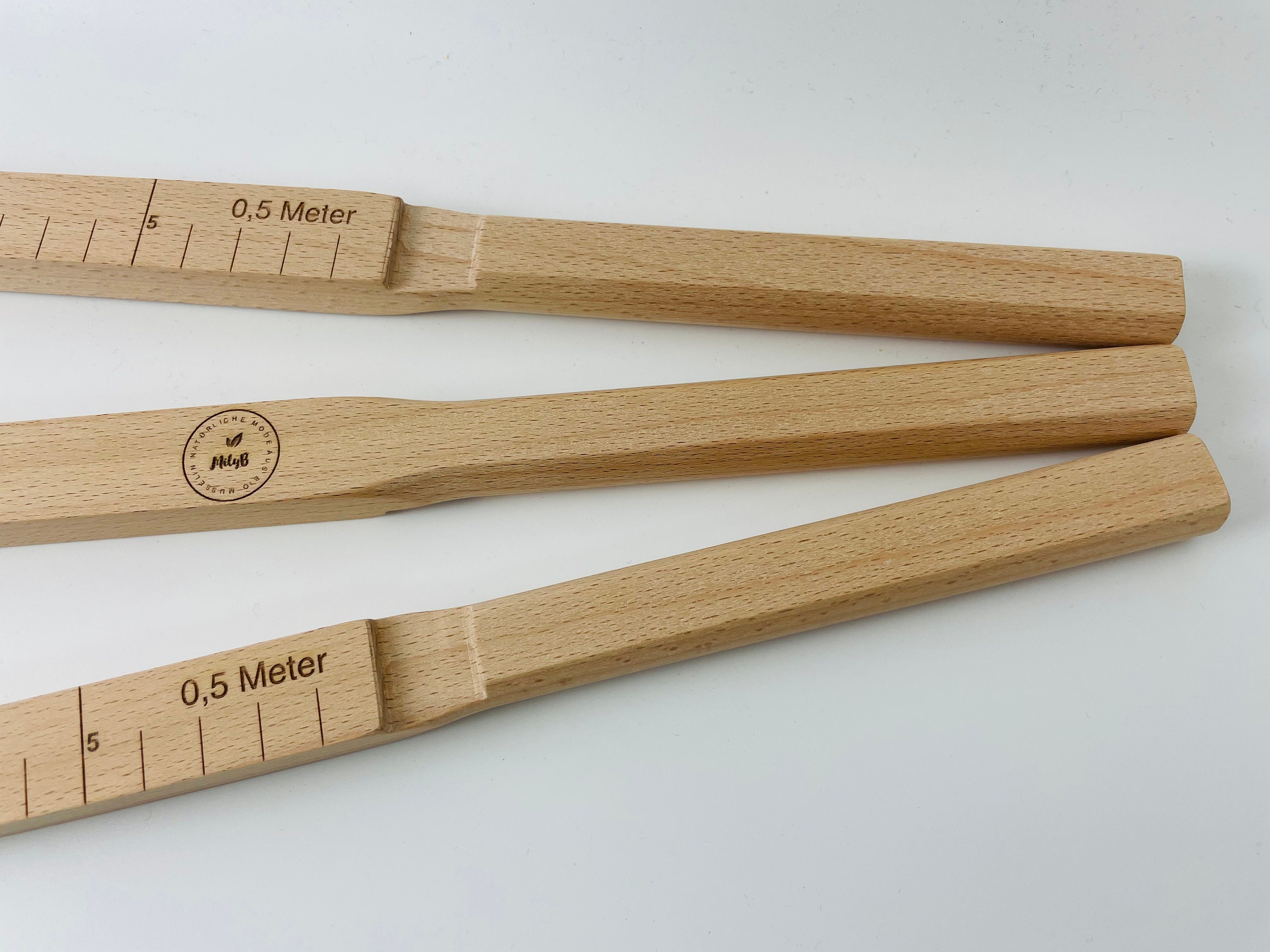 Tailorelle Tuchelle Wooden Ruler Natural nice Gift for Hobby Tailors Etsy