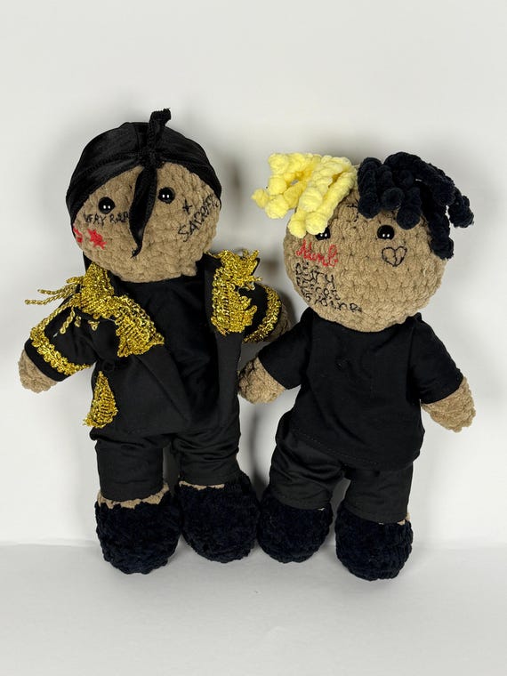 クロシェ編みのXXXTentacionとSkimaskのぬいぐるみ - Etsy 日本