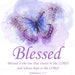 Women’s Christian Faith Butterfly Bible Verse - Blessed – Jeremiah 17:7 ...