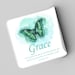 Women’s Christian Faith Butterfly Bible Verse - Grace – Ephesians 2:8 ...