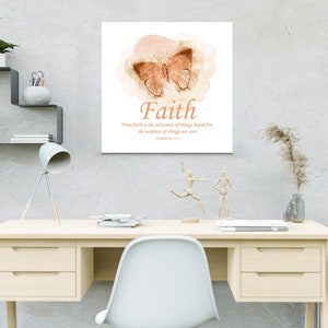 Women’s Christian Faith Butterfly Bible Verse - Faith – Hebrews 11:1 ...