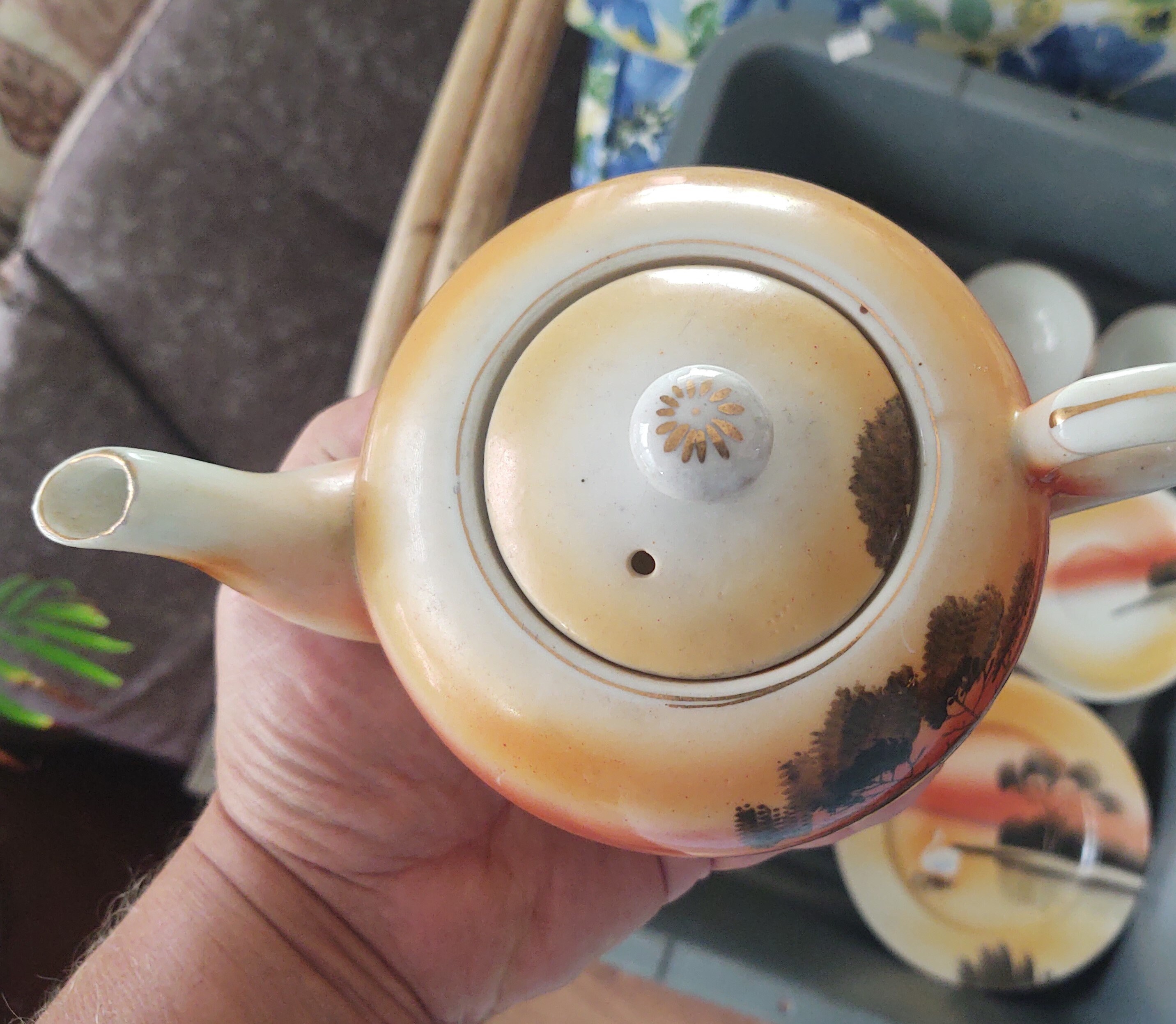 Hand Painted Takito Japanese Porcelain Tea Set and More Etsy