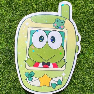Frog Phone Sticker
