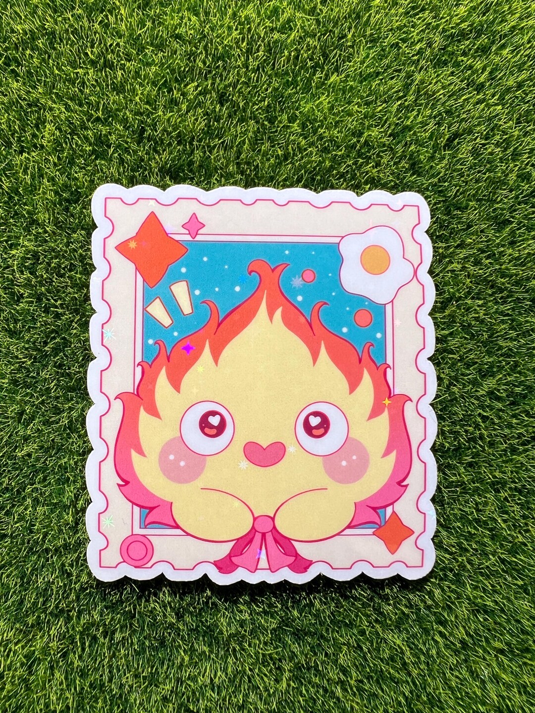 Studio Stamp Sticker Fire - Etsy