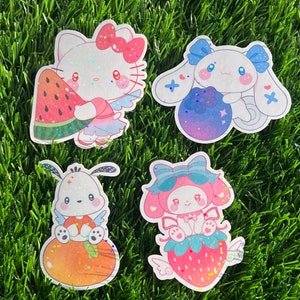 Animal Family Fruit stickers