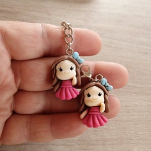 Polymer Clay Charms Adorable Handmade Kawaii Keychains and Decor, Perfect Gift for Teens and Kids