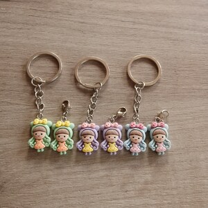 Polymer Clay Charms Handmade Kawaii Accessories for Bags and Jewelry, Cute Tiny Gifts for Friends