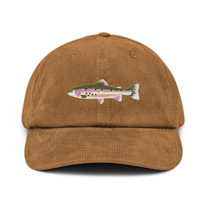 Rainbow Trout Corduroy hat