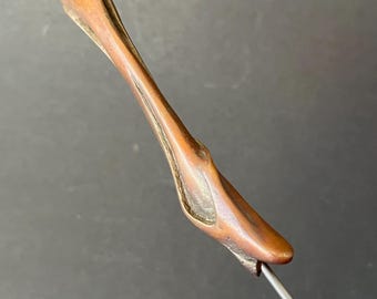 Handmade Titanium Solder Pick with Cast Brass Handle - 2 mm | Jeweller's Tool
