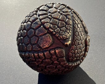 Handmade Bronze Sculpture of a Three Banded Armadillo - One of a kind!