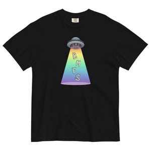 BMFS Fuzzy Rainbows Stage Lights Tshirt, Stage Lights Shirt, Fuzzy Rainbows UFO Tee