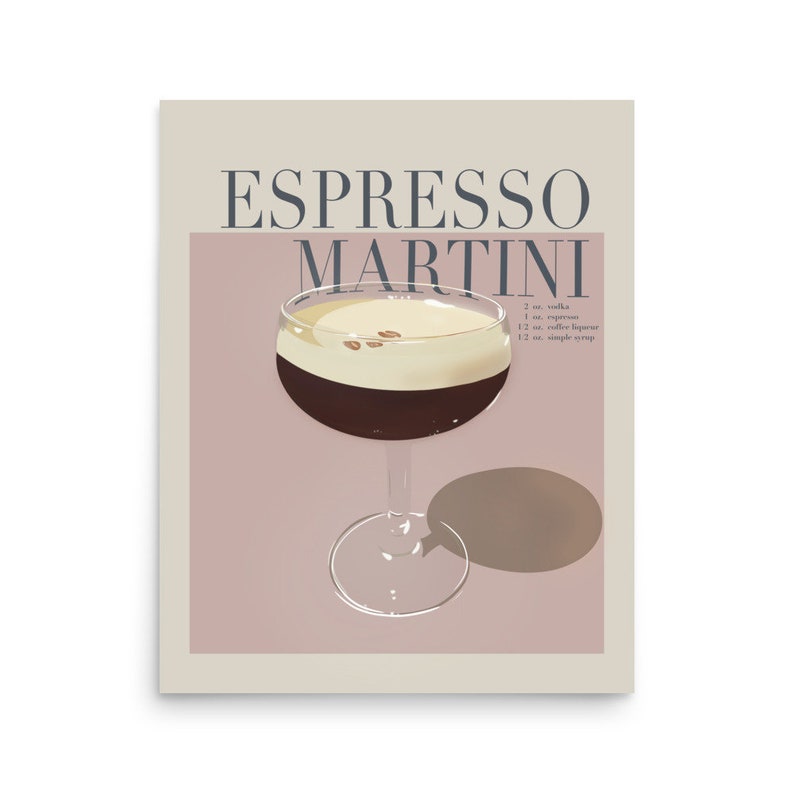 ESPRESSO MARTINI Art Print image 1