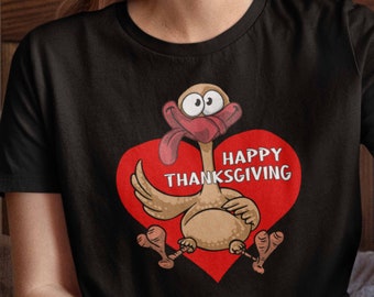 Happy Thanksgiving, Family Shirt, Thanksgiving Gifts, Funny Fall Shirt, Wishful Turkey, Turkey Friendsgiving Love, Blessed Shirt, Unisex Tee