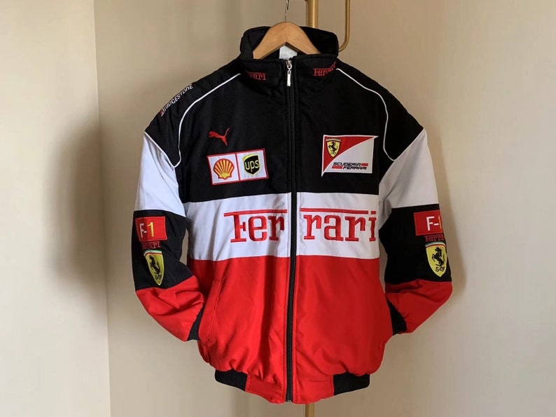 Ferrari Racing Jacket F1 Handmade Thickening and High Quality - Etsy