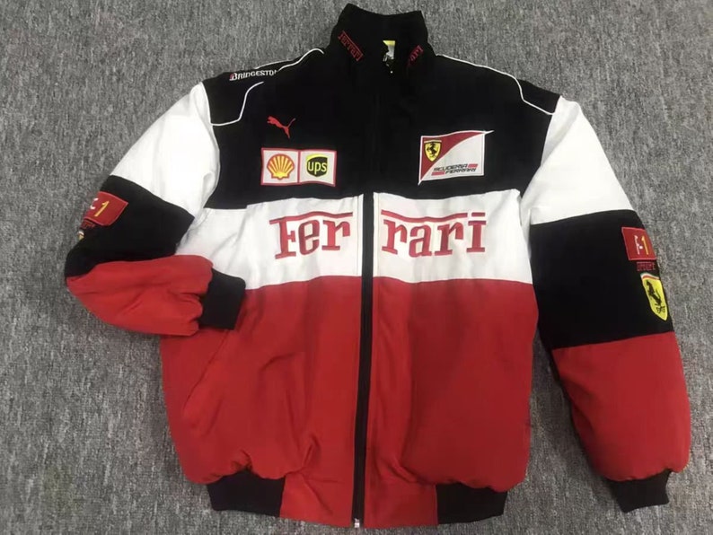 Ferrari Racing Jacket F1 Handmade Thickening and High Quality - Etsy