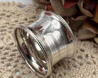 ナプキンリング 英国製スターリングシルバー 1947年 (J2BE) - Etsy 日本