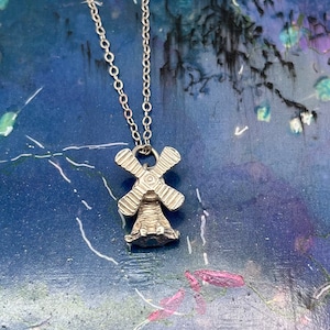 Vintage Silver Sterling WINDMILL Charm/Pendant - Windmill Jewelry - Stunning Detail -  Vintage Gift/Charm Collectible
