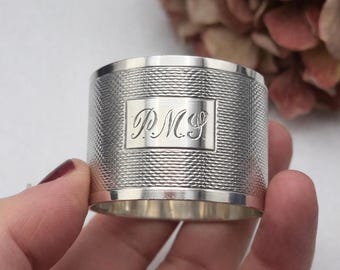ナプキンリング 英国製スターリングシルバー 1947年 (J2BE) - Etsy 日本