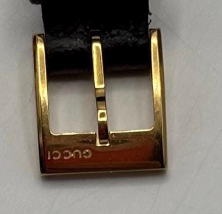 Vintage 1980s 1990s GUCCI 6000L Gold Plated Quartz Watch  display picture 1