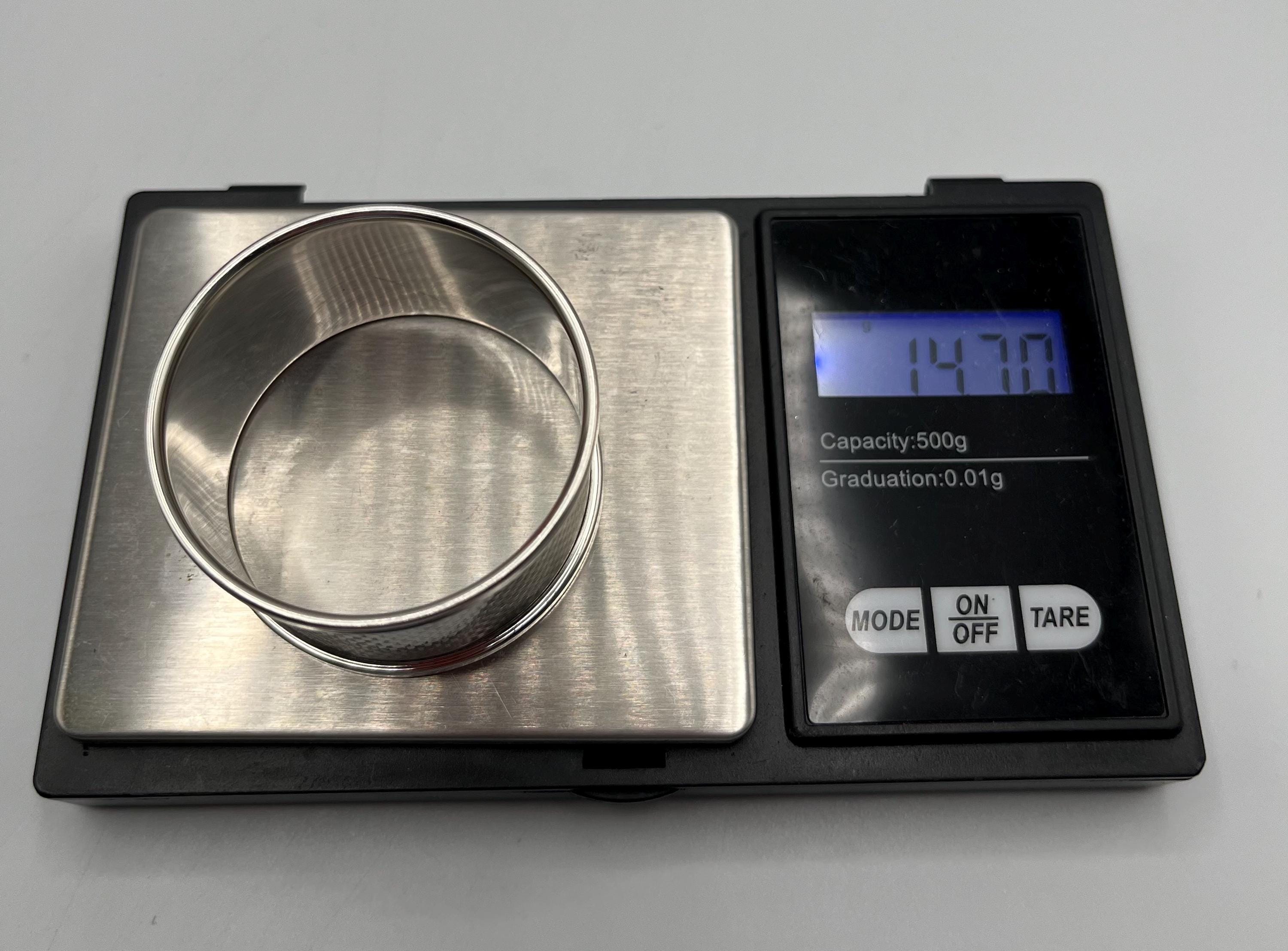 ヴィンテージ スターリングシルバー ナプキンリング：エンジン旋盤加工