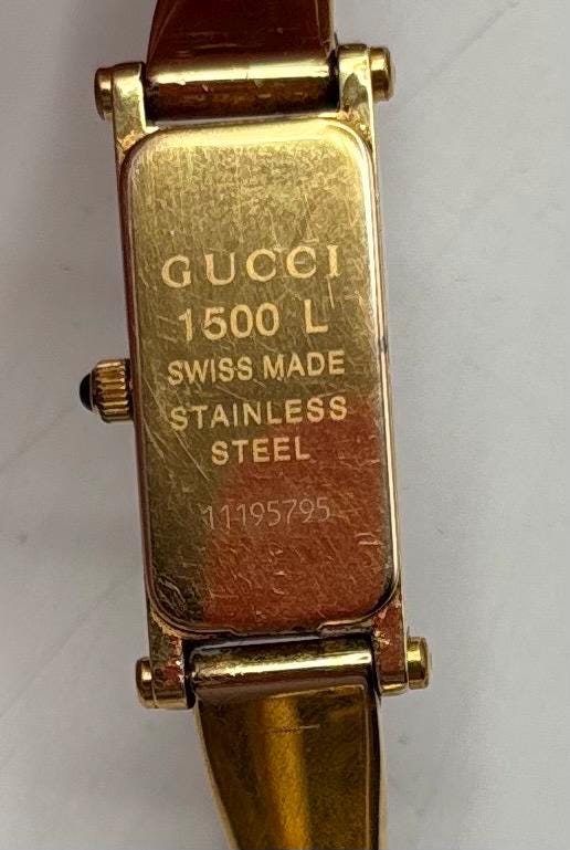 Stunning Women's Vintage GUCCI 1500L Bangle Watch – Original