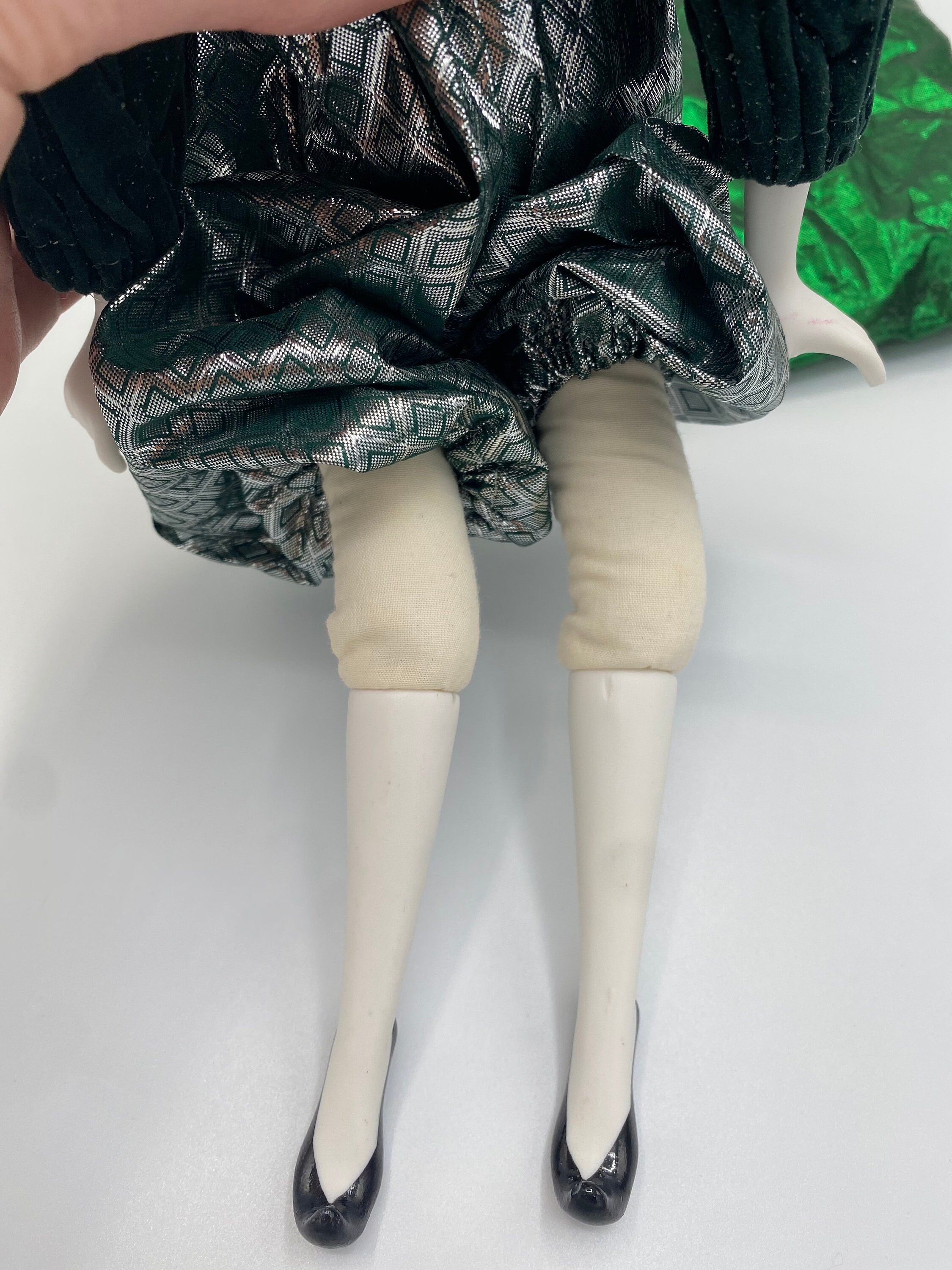 Vintage Collectible 'harlequin' Doll, New in Box With Vintage Collectible 'harlequin' Doll, New in Box With