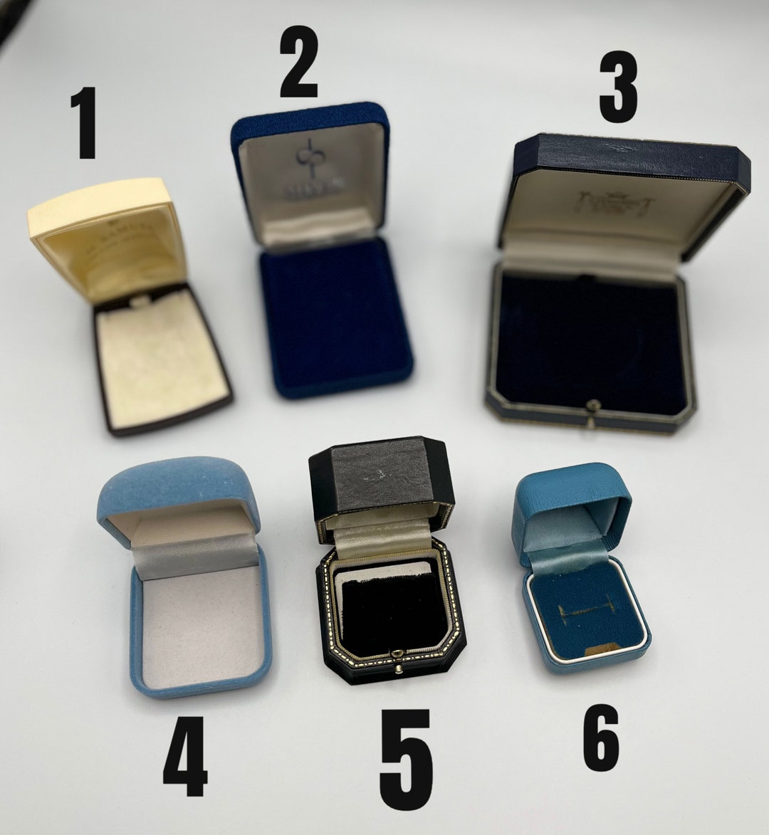 Vintage Jewelry Display Boxes Empty Selection of Jewelry Display Boxes