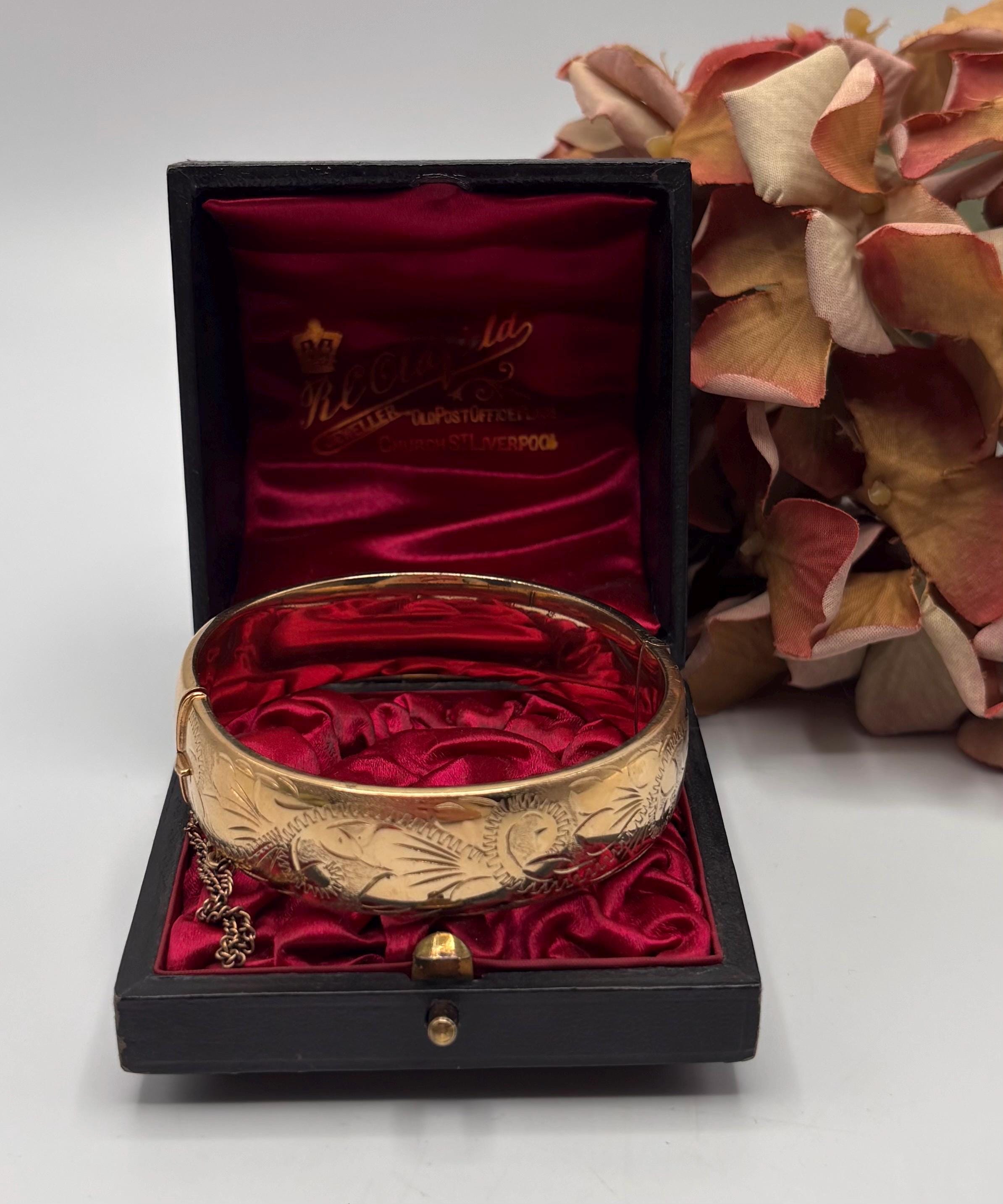 Rolled gold bangle vintage - Etsy 日本