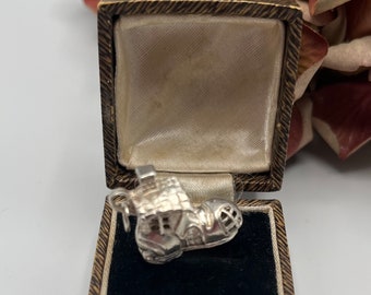 Vintage Sterling Silver 'Old Woman in Shoe' Charm Pendant
