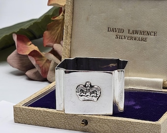 ナプキンリング 英国製スターリングシルバー 1947年 (J2BE) - Etsy 日本