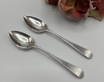 Cucharillas georgianas de plata de ley: plateros de la familia Bateman, 1804