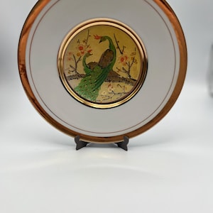 Vintage ART OF CHOKIN Decorative Plate - Japanese Porcelain Plate