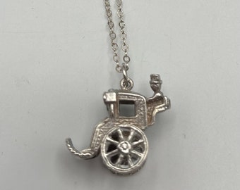 Vintage Mawi London Charm Necklace in 925 Sterling Silver (70 G