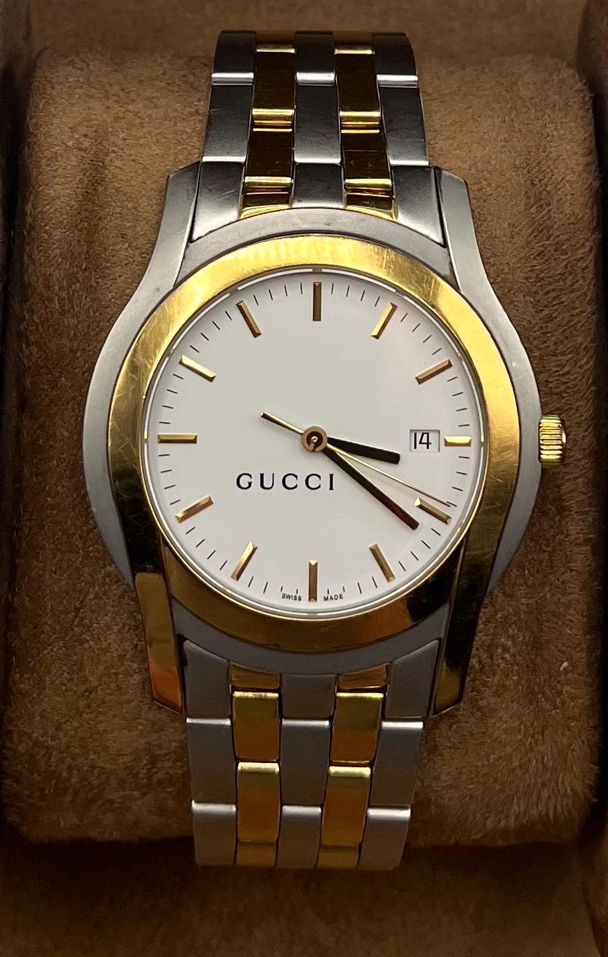 GUCCIグッチ　腕時計　5505L 素晴らしいメンズ ヴィンテージ GUCCI ウォッチ - Gucci メンズ 5505