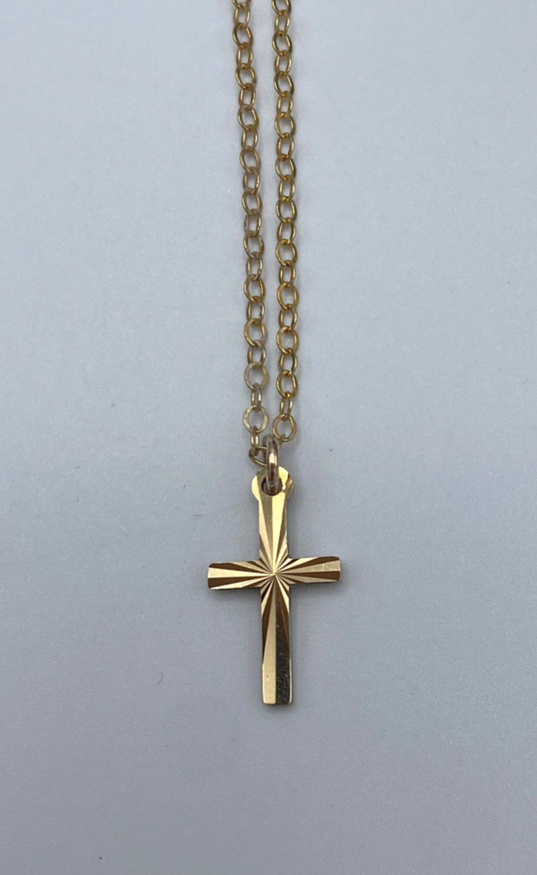 RARE georg Jenson 9 Carat Gold Cross Pendant Matched With - Etsy