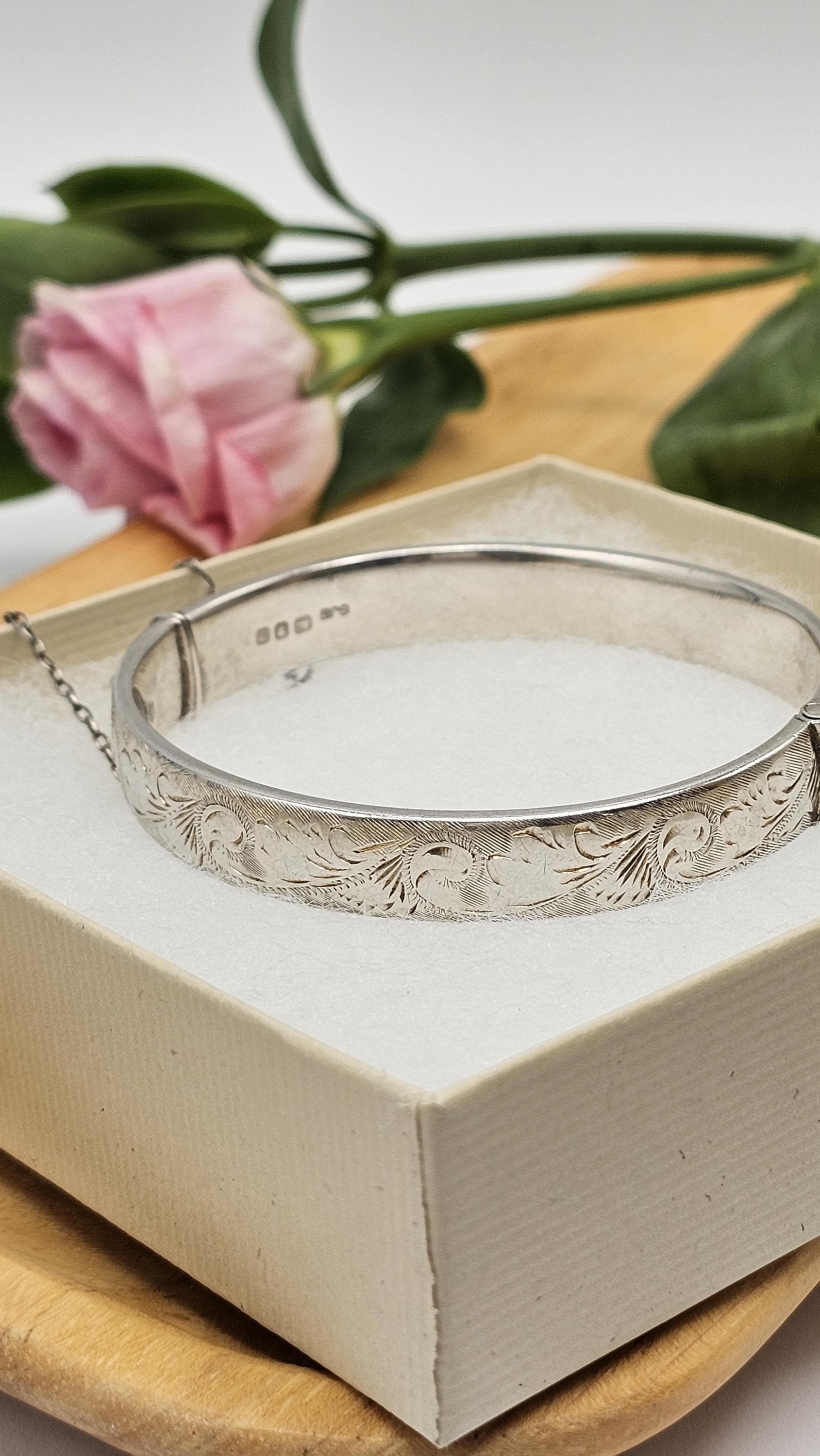 Georg Jensen Sterling Silver Bangle: 1975 London Hallmarked